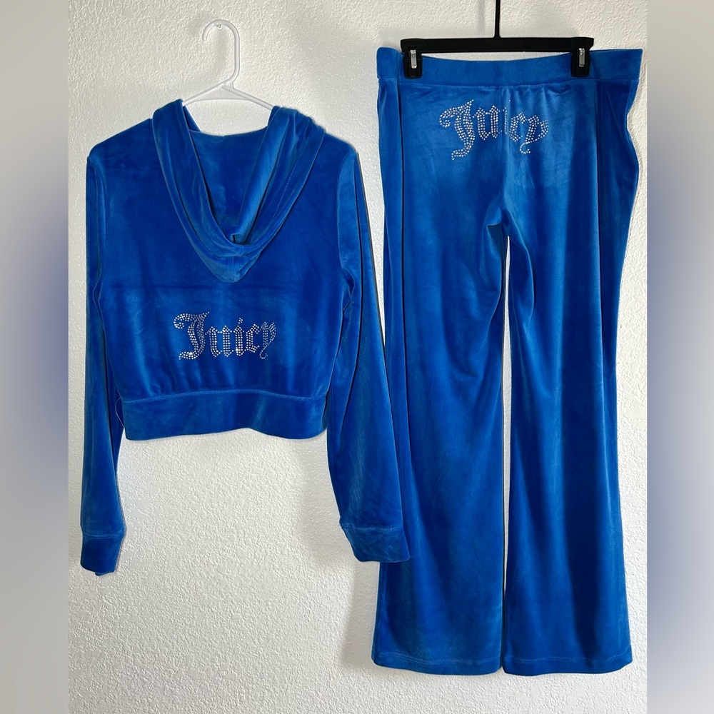 Juicy Couture Tracksuit Blue Splash - Picture 2 of 11